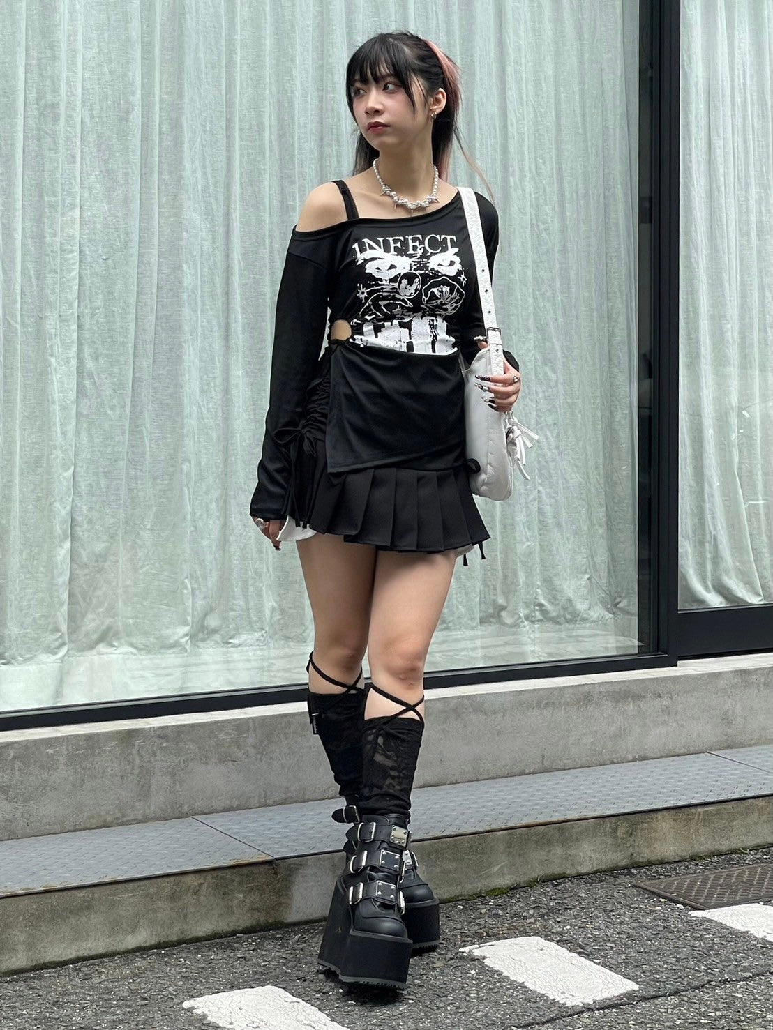 Punk Off-Shoulder Top