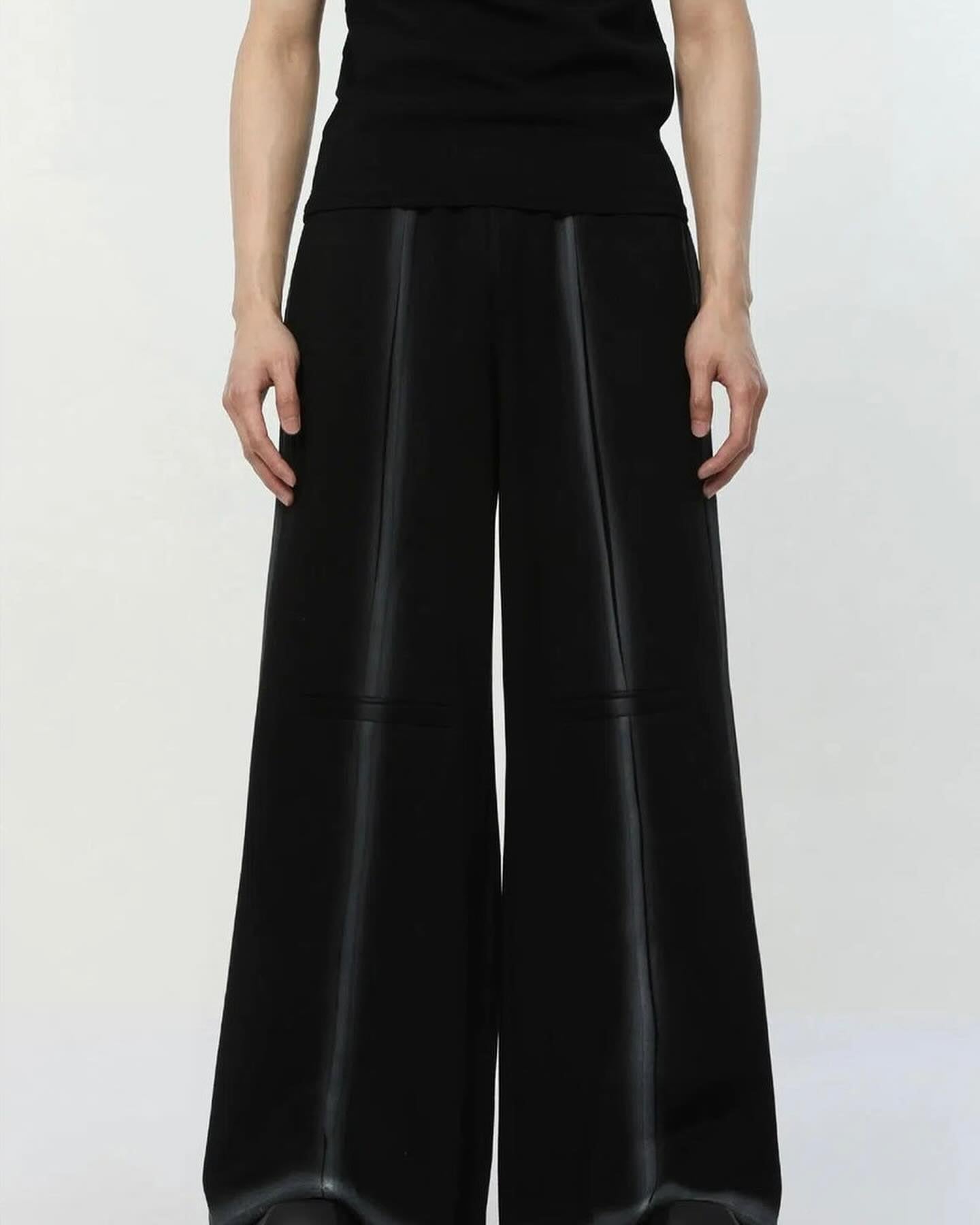 Black Cotton Pants