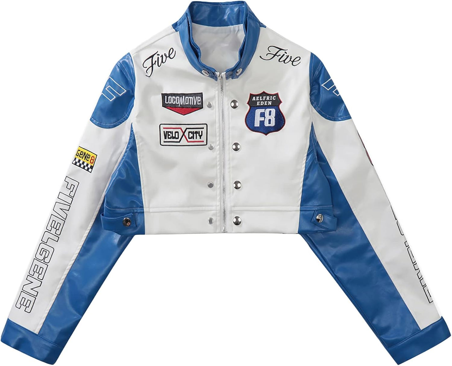 Five Cropped Racer Jacket