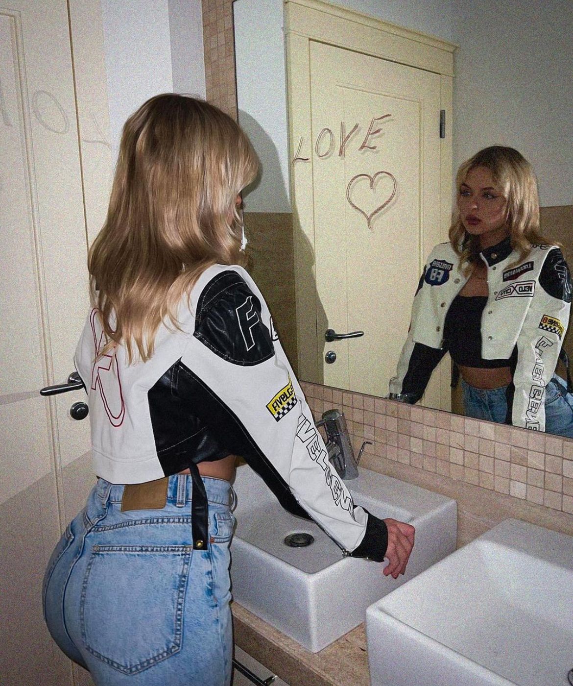 Five Cropped Racer Jacket