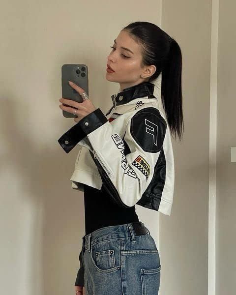 Five Cropped Racer Jacket