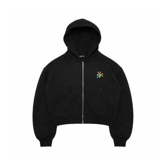 Zipper Hoodie - Embroidered