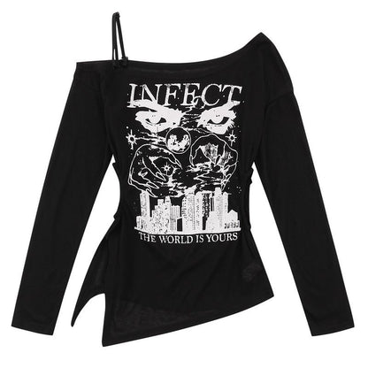 Punk Off-Shoulder Top