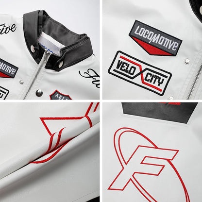 Five Cropped Racer Jacket