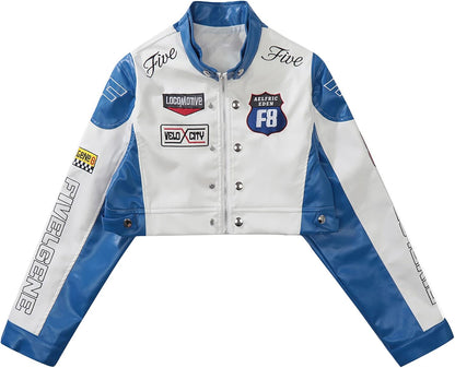 Five Cropped Racer Jacket
